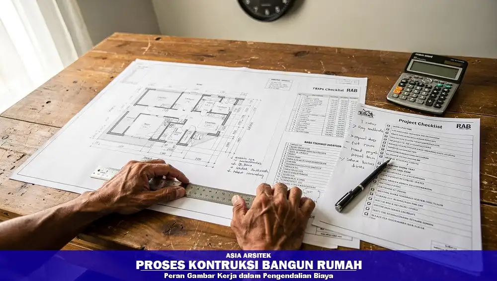 gambar kerja rumah membantu kontrol biaya