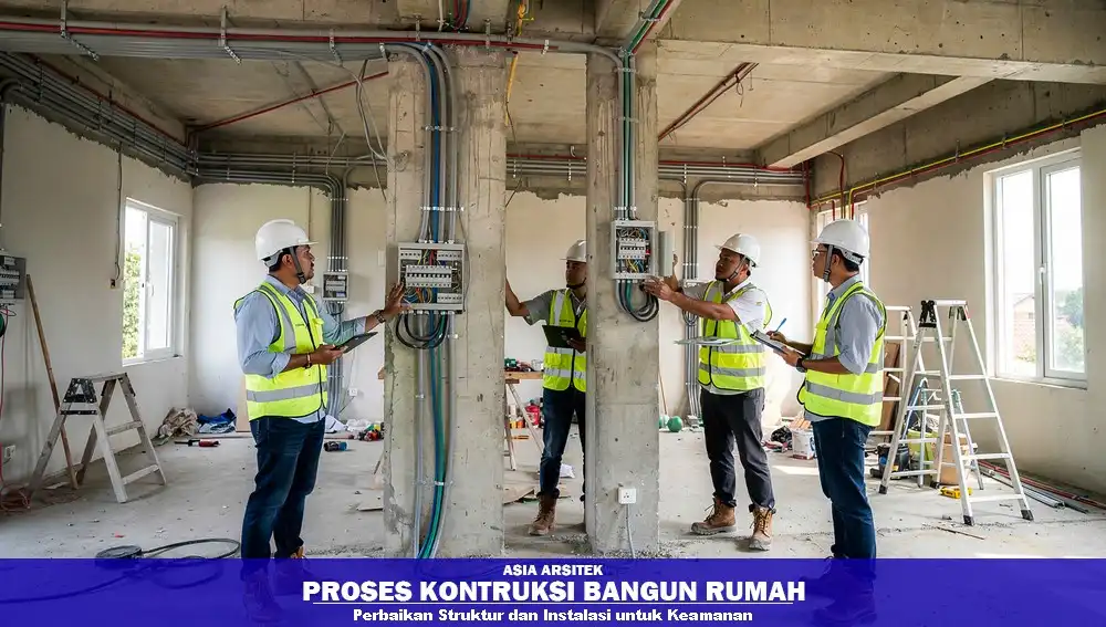 renovasi struktur dan instalasi rumah