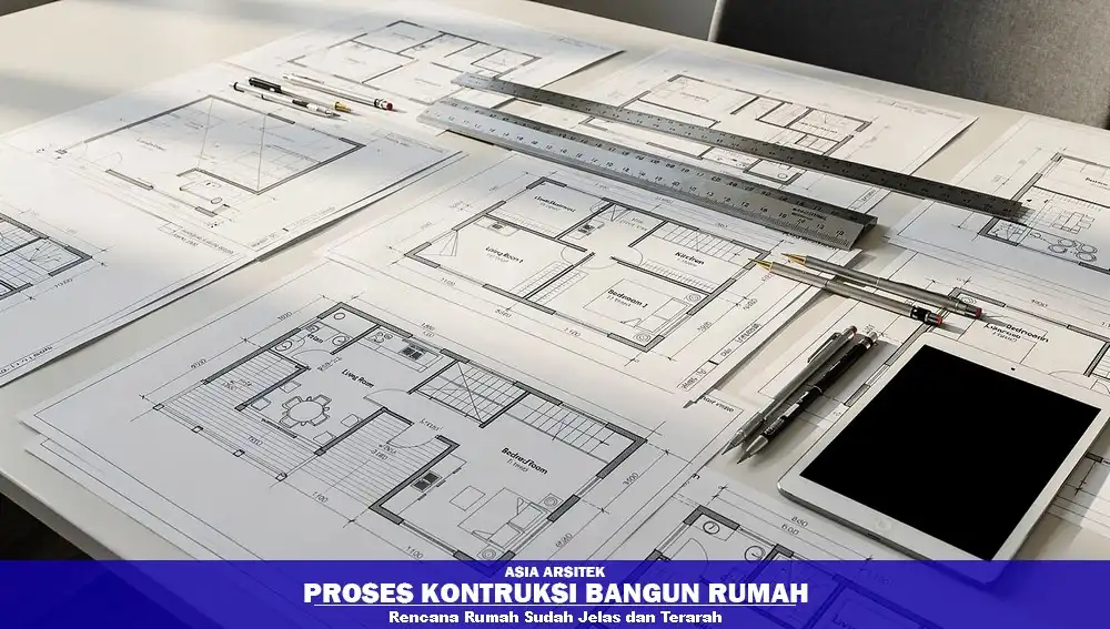 Perencanaan rumah sebelum menggunakan kontraktor