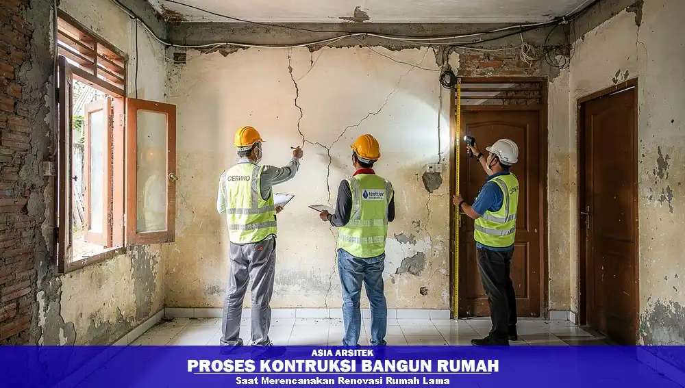 Survey renovasi rumah lama di Tangerang