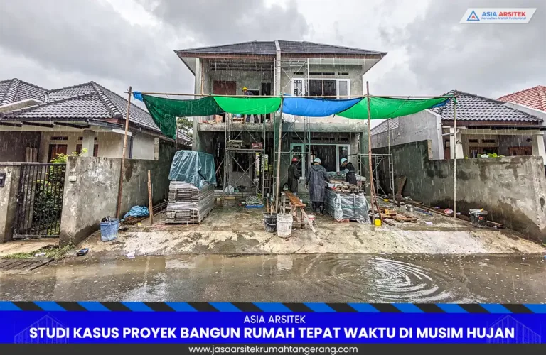 bangun rumah musim hujan di Tangerang