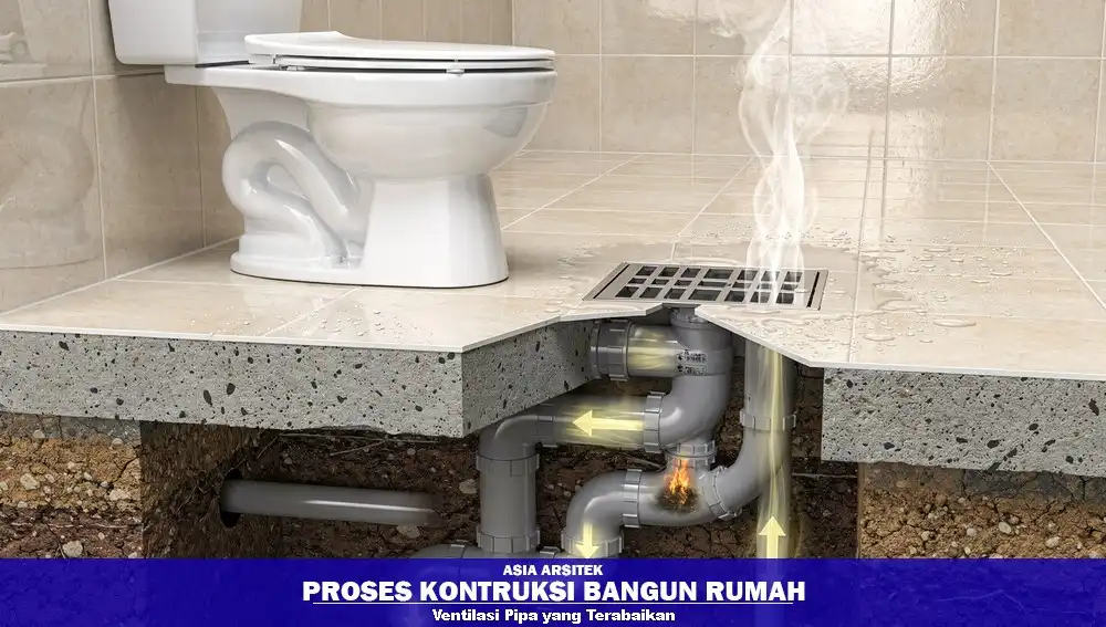 ventilasi pipa bau saluran air