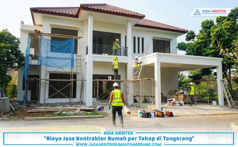 proyek pembangunan terkait biaya jasa kontraktor rumah Tangerang tahap awal struktur