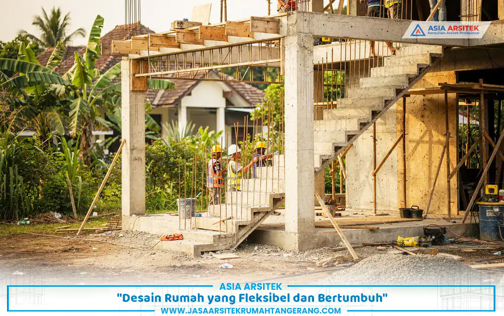 perencanaan struktur untuk bangun rumah keluarga muda Tangerang yang dapat berkembang