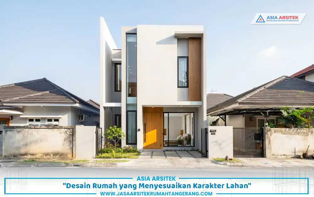 desain rumah di lahan memanjang
