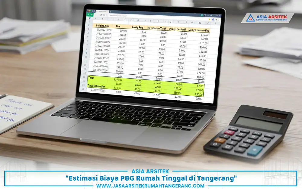 rincian biaya dalam prosedur PBG rumah tinggal Tangerang termasuk retribusi dan jasa arsitek