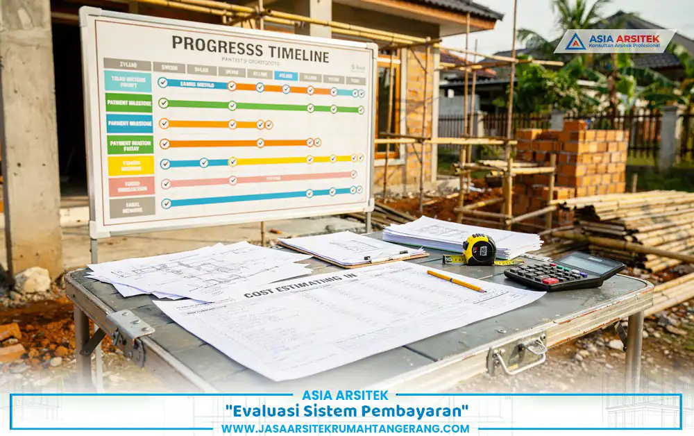 skema pembayaran progres dari kontraktor rumah berizin yang transparan