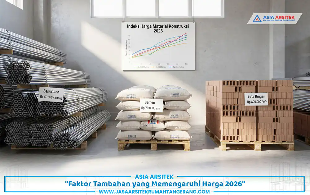 tren material memengaruhi standar harga bangun rumah Tangerang 2026