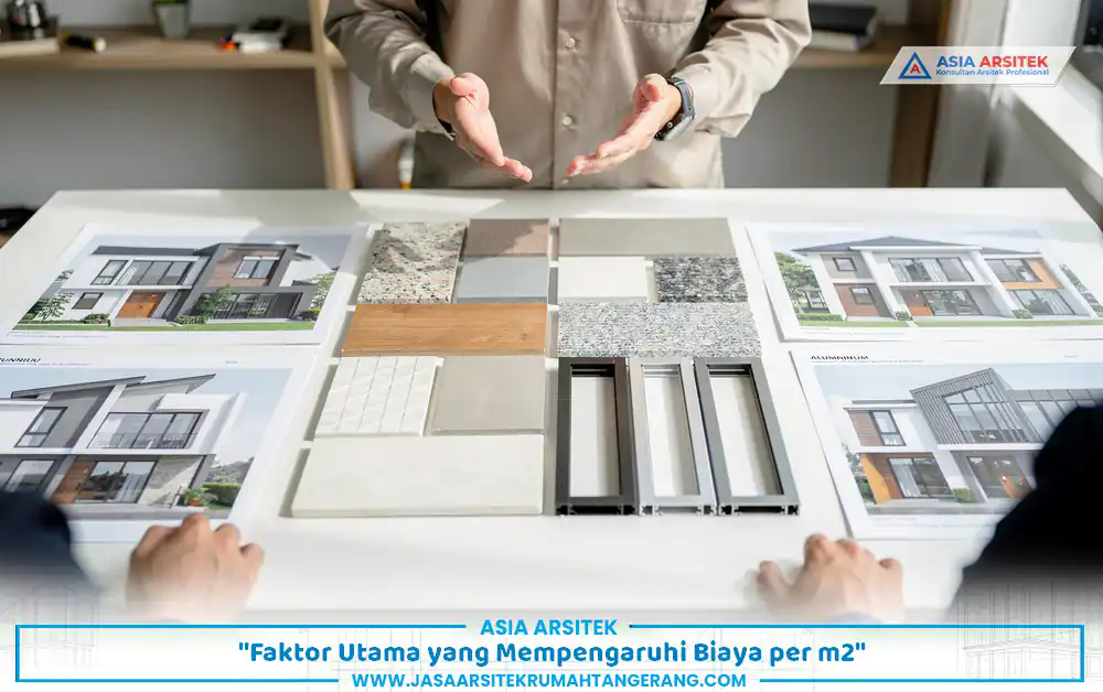 faktor material dan desain dalam biaya bangun rumah per m2 Tangerang 2026