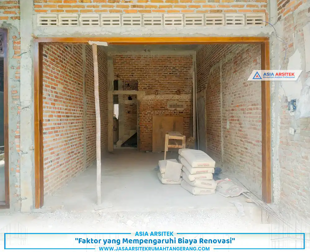 faktor struktur dan material dalam biaya renovasi rumah type 36 Tangerang