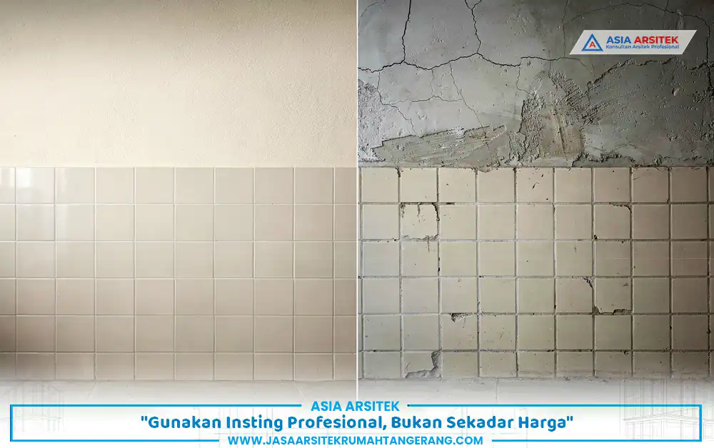 Perbandingan proyek rapi dan proyek asal sebagai bagian verifikasi portofolio kontraktor