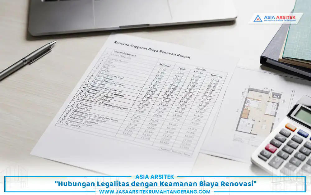 RAB detail sebagai bagian dari cek legalitas kontraktor
