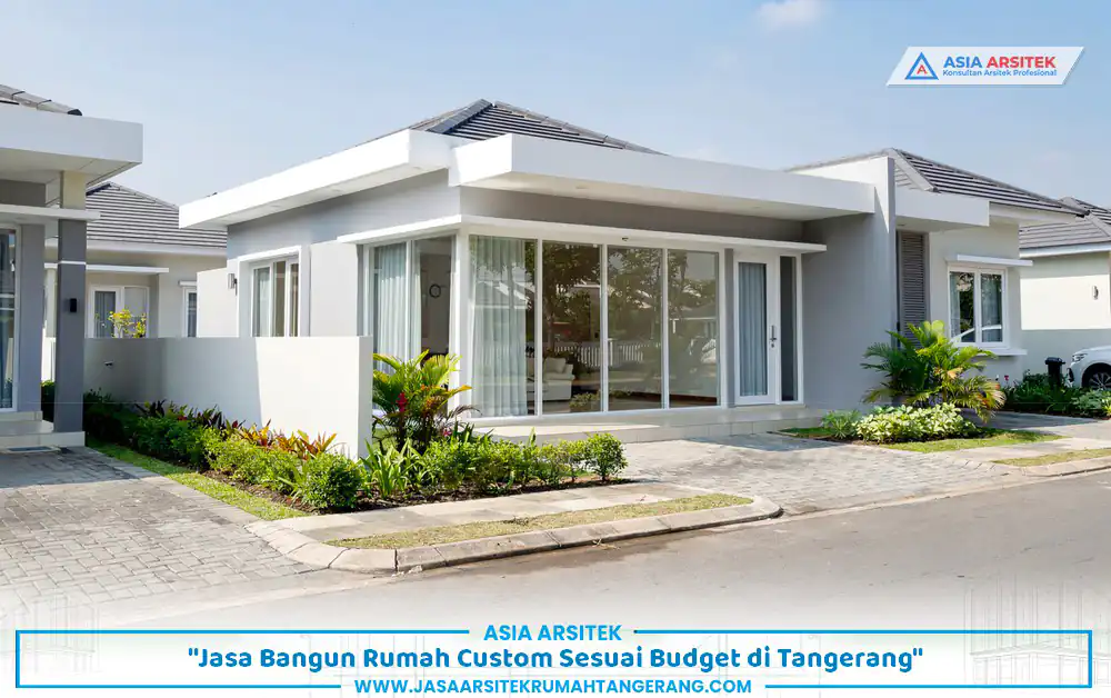 hasil proyek bangun rumah sesuai budget Tangerang dengan desain minimalis modern