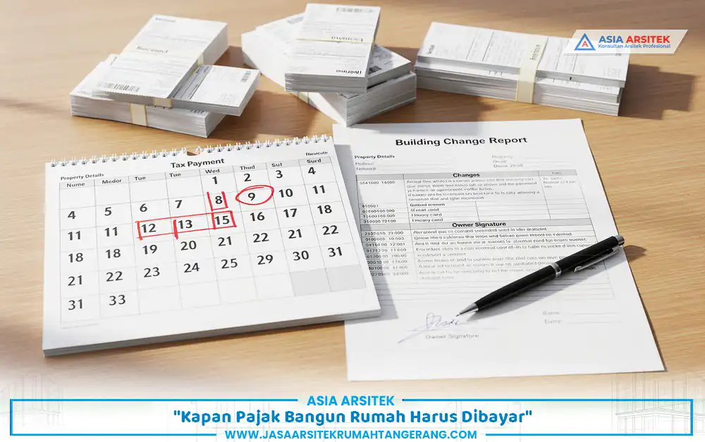 waktu pembayaran pajak bangun rumah Tangerang sesuai tahapan administratif