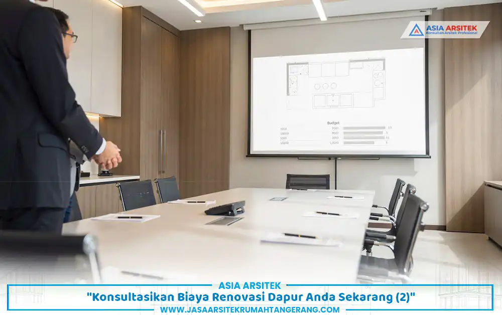 konsultasi awal biaya renovasi dapur Tangerang 2026 melalui pertemuan langsung