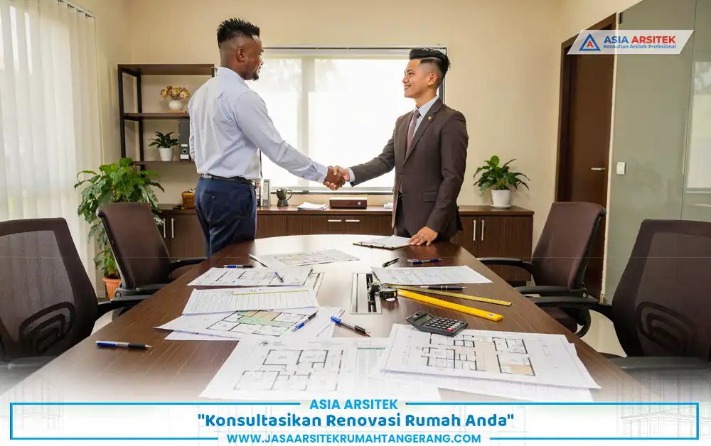 konsultasi awal biaya renovasi rumah type 36 Tangerang dengan arsitek profesional