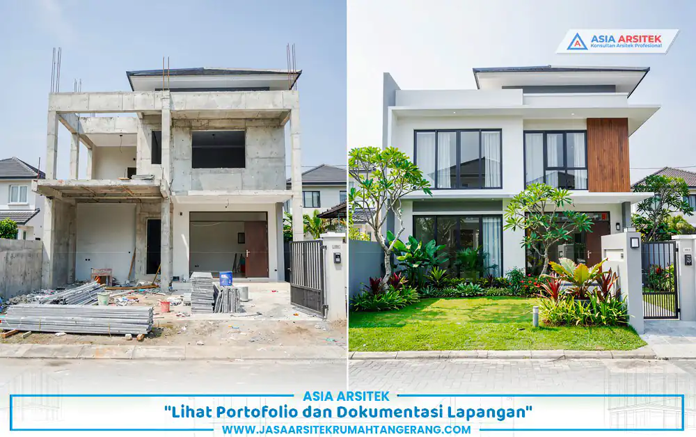 portofolio proyek dari kontraktor rumah berizin di Tangerang