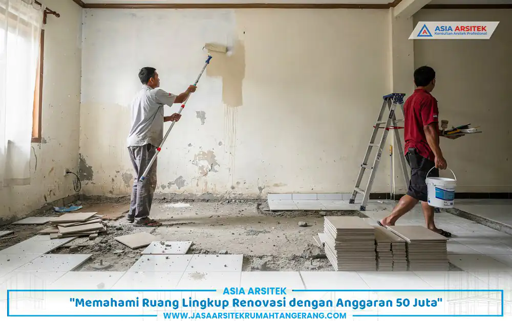 Contoh pekerjaan dalam RAB renovasi 50 juta skala ringan hingga menengah
