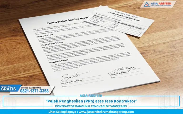 perencanaan pajak bangun rumah Tangerang sebelum proyek konstruksi dimulai