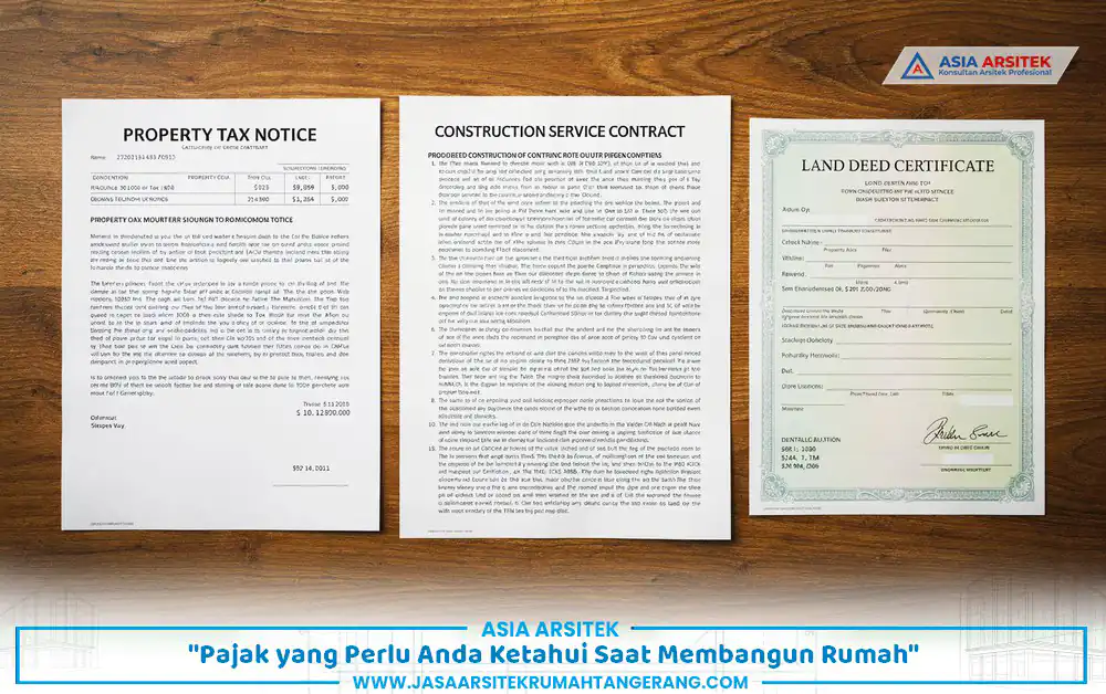 jenis kewajiban pajak bangun rumah Tangerang yang harus dipahami pemilik properti
