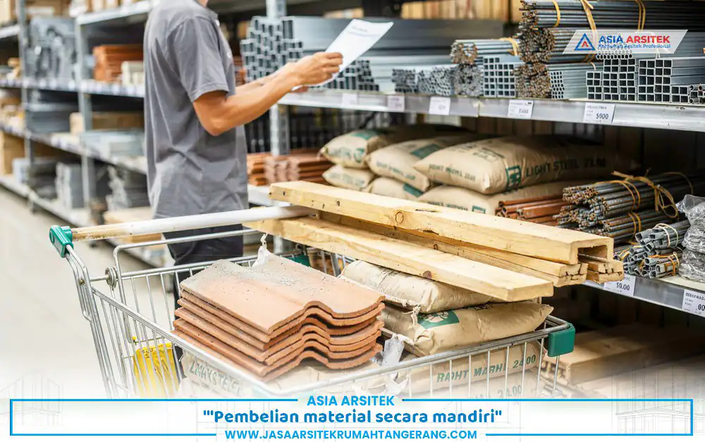 Pengadaan material pada sistem tukang vs kontraktor rumah