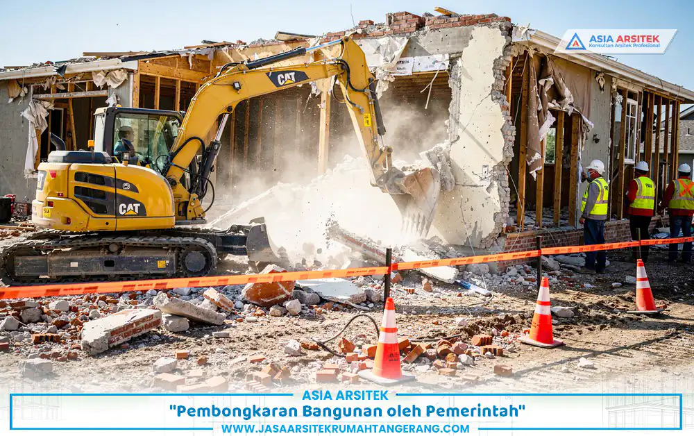 konsekuensi berat sanksi bangun rumah tanpa izin berupa pembongkaran bangunan