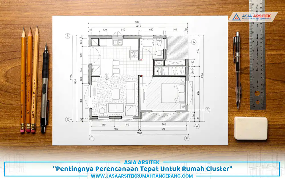 perencanaan tata ruang rumah cluster