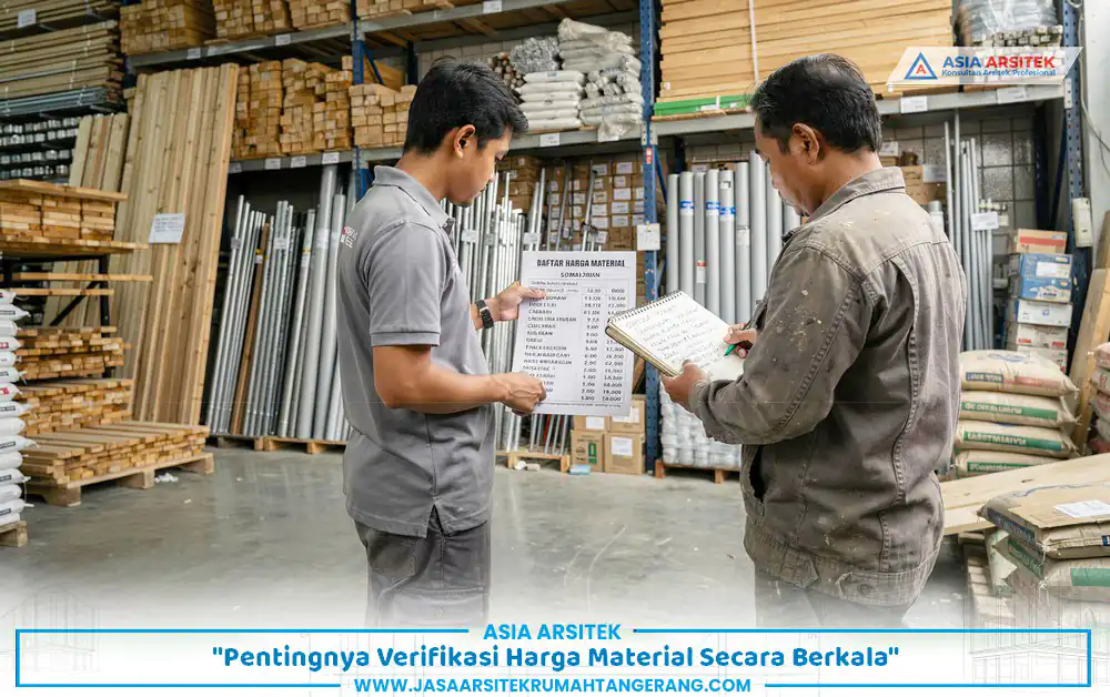 pengecekan rutin harga material bangunan Tangerang 2026 di toko lokal