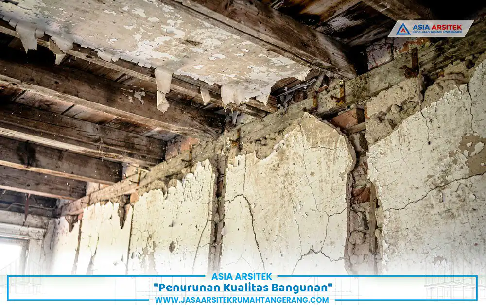 kerusakan rumah lama perumahan