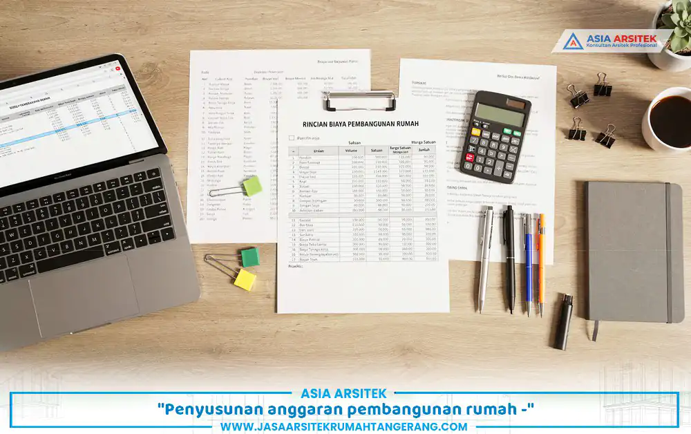 perhitungan biaya dalam proses bangun rumah keluarga muda Tangerang