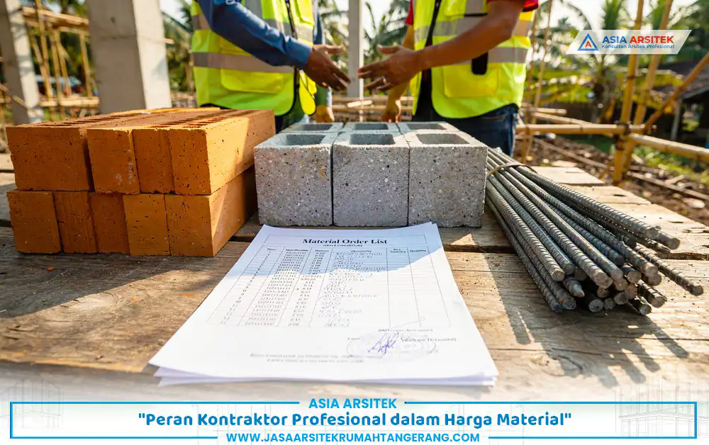 peran kontraktor dalam mengelola harga material bangunan Tangerang 2026