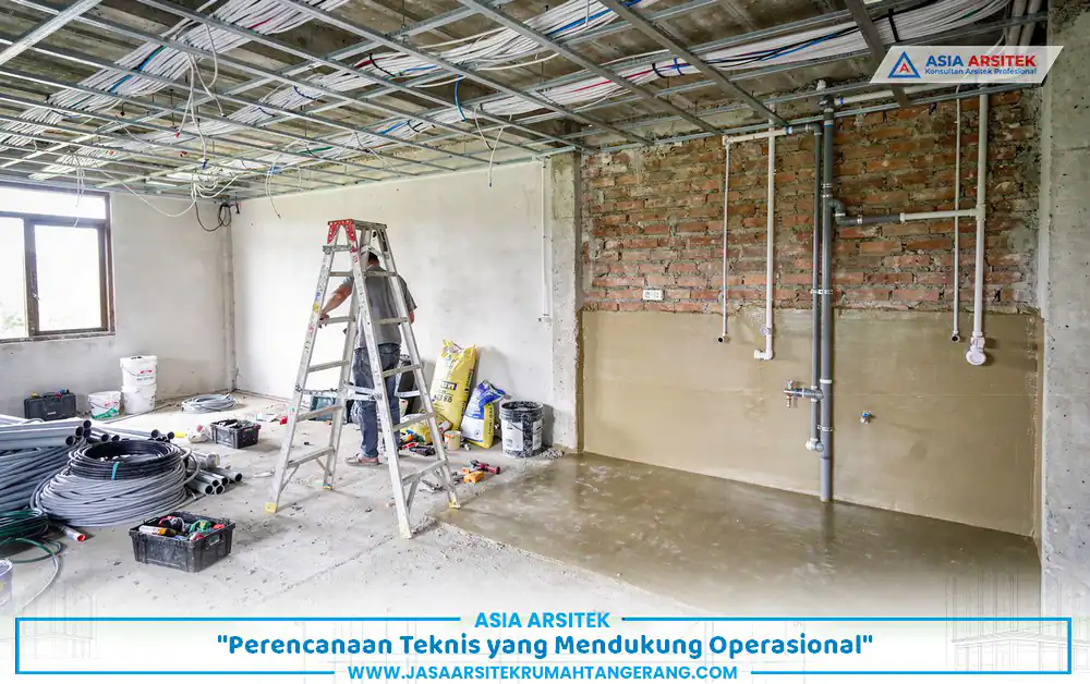 pekerjaan instalasi renovasi rumah homestay Tangerang pada sistem listrik dan plumbing
