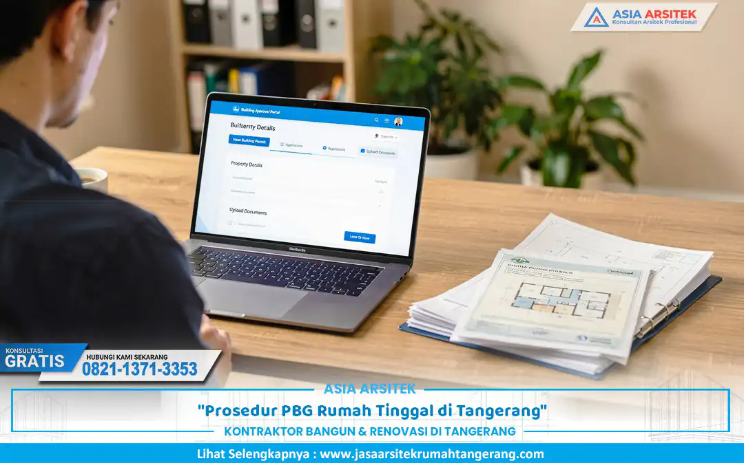 proses resmi prosedur PBG rumah tinggal Tangerang sebelum pembangunan dimulai