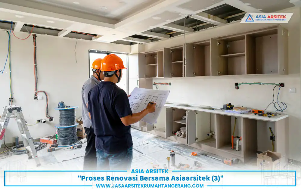 pengawasan proyek biaya renovasi dapur Tangerang 2026 oleh tim arsitek dan kontraktor