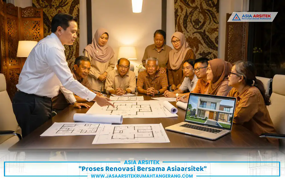 konsultasi perencanaan renovasi rumah keluarga besar Tangerang bersama arsitek