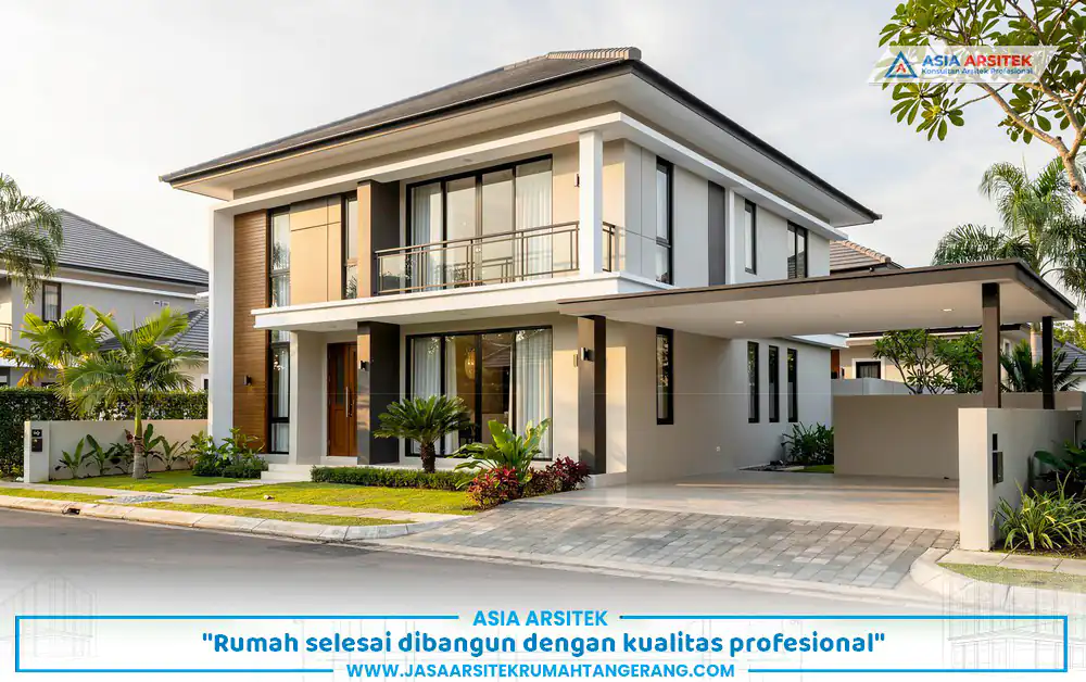 Hasil akhir proyek setelah verifikasi portofolio kontraktor dilakukan