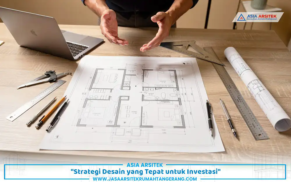 perencanaan desain bangun rumah investasi Tangerang dengan tata ruang terbuka