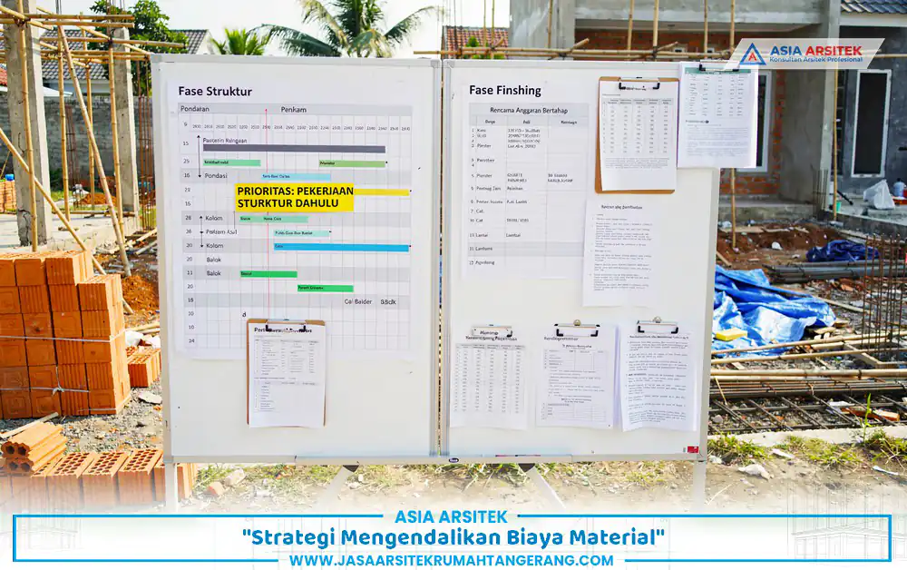 strategi pengendalian harga material bangunan Tangerang 2026 secara bertahap