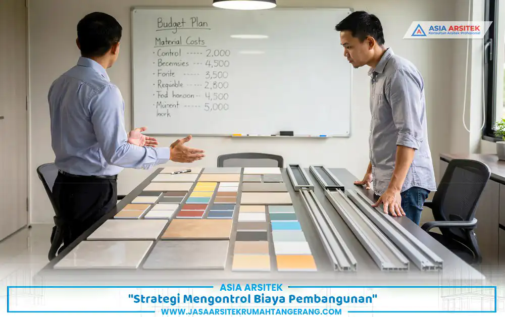 pemilihan material efisien untuk biaya bangun rumah 2 lantai Tangerang