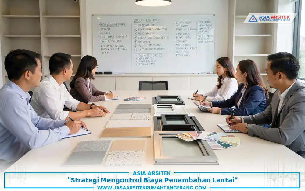 strategi efisiensi biaya tambah lantai 2 rumah Tangerang melalui pemilihan material