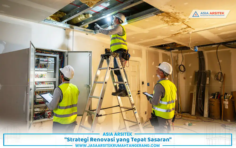 analisis kondisi bangunan dalam proyek renovasi rumah disewakan Tangerang