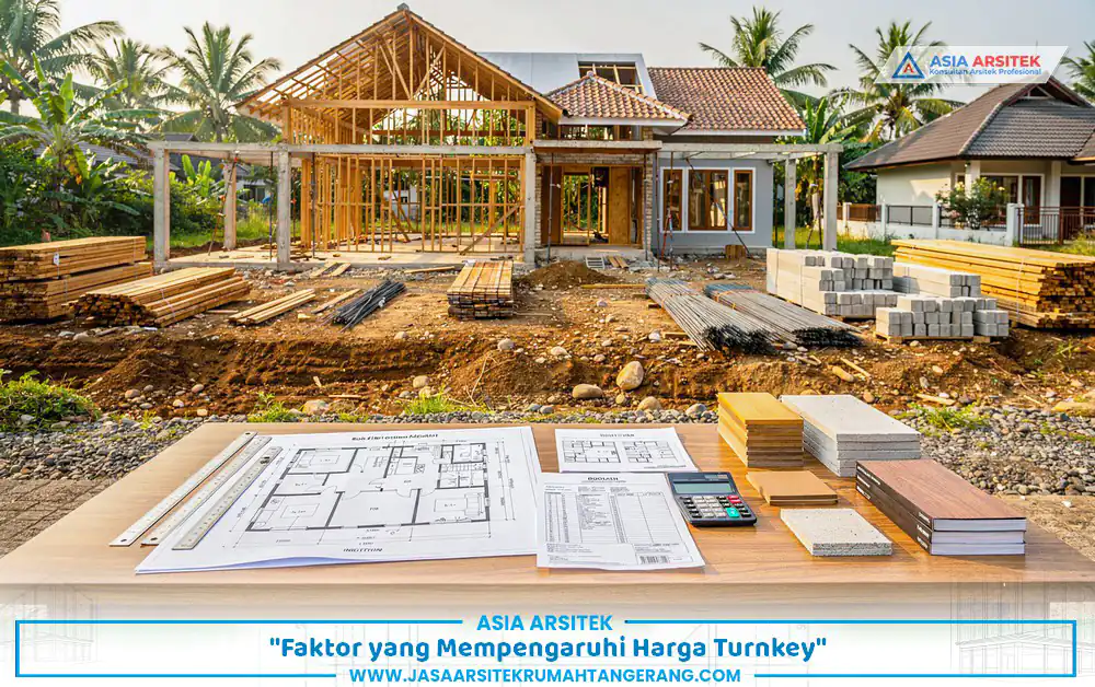 jasa turnkey rumah tangerang dipengaruhi desain material dan kondisi lahan