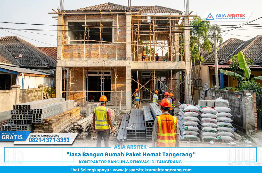 jasa bangun rumah hemat dengan proyek pembangunan rumah modern di Tangerang