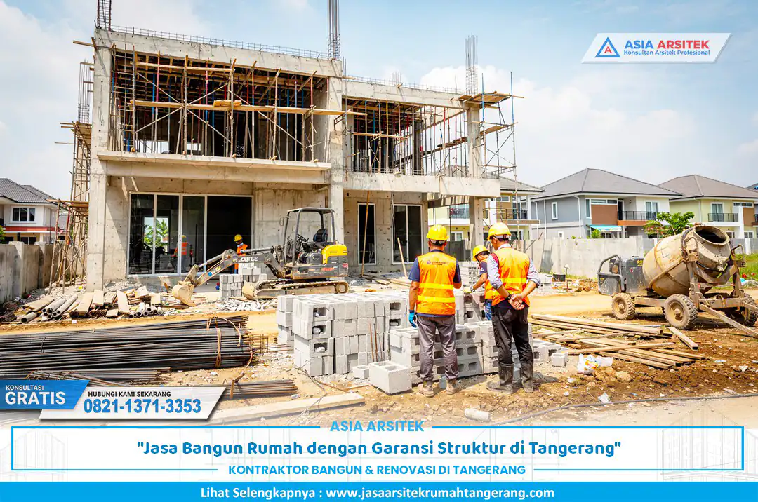 garansi struktur rumah pada proyek pembangunan rumah modern yang kokoh dan aman