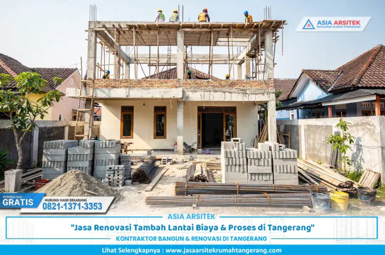 Jasa Renovasi Tambah Lantai Tangerang pada proyek pembangunan lantai dua rumah