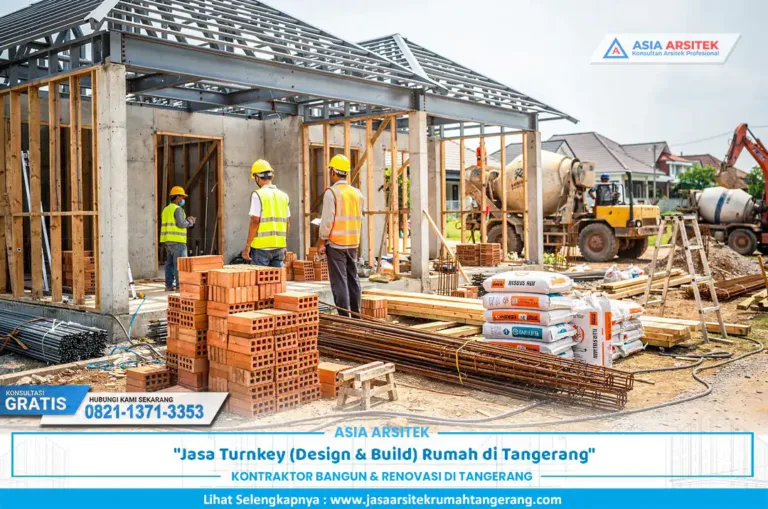 jasa turnkey rumah tangerang pada proyek pembangunan rumah modern terintegrasi