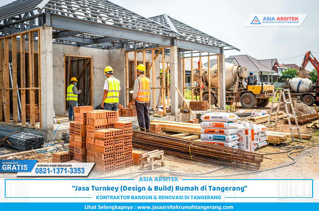 jasa turnkey rumah tangerang pada proyek pembangunan rumah modern terintegrasi