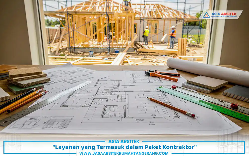kontraktor rumah IMB Tangerang mencakup desain gambar kerja dan pembangunan