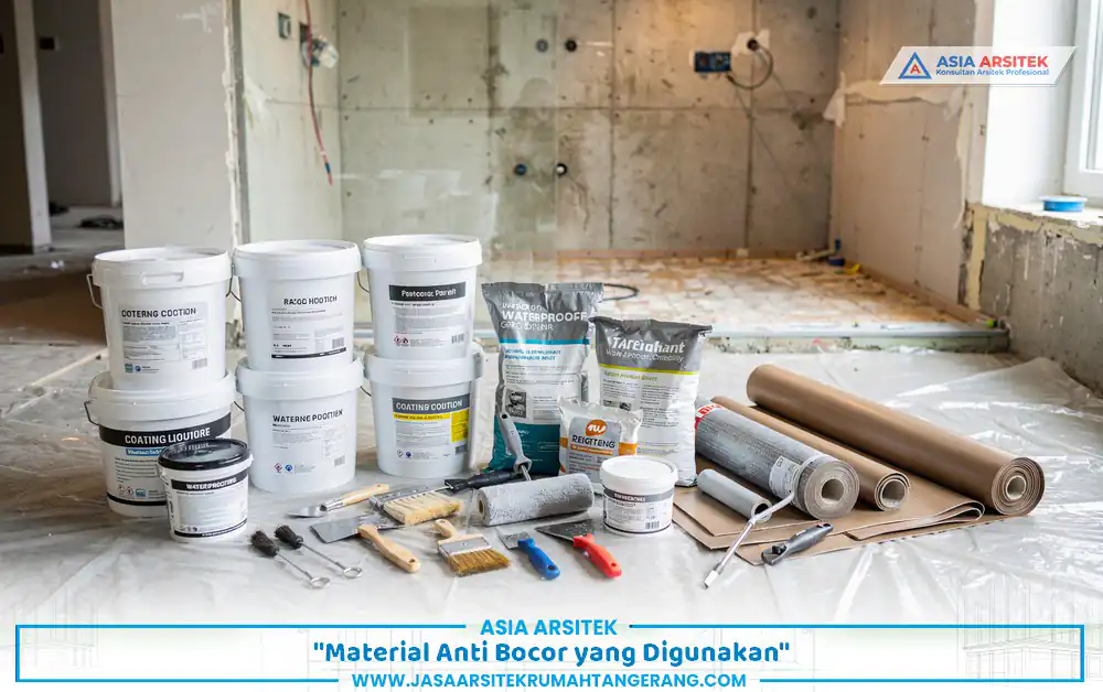 renovasi kamar mandi anti bocor menggunakan material waterproof berkualitas
