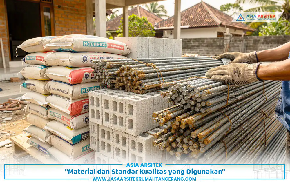 jasa bangun rumah hemat menggunakan material konstruksi berkualitas sesuai standar